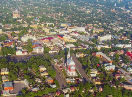 Центр города Мичуринска